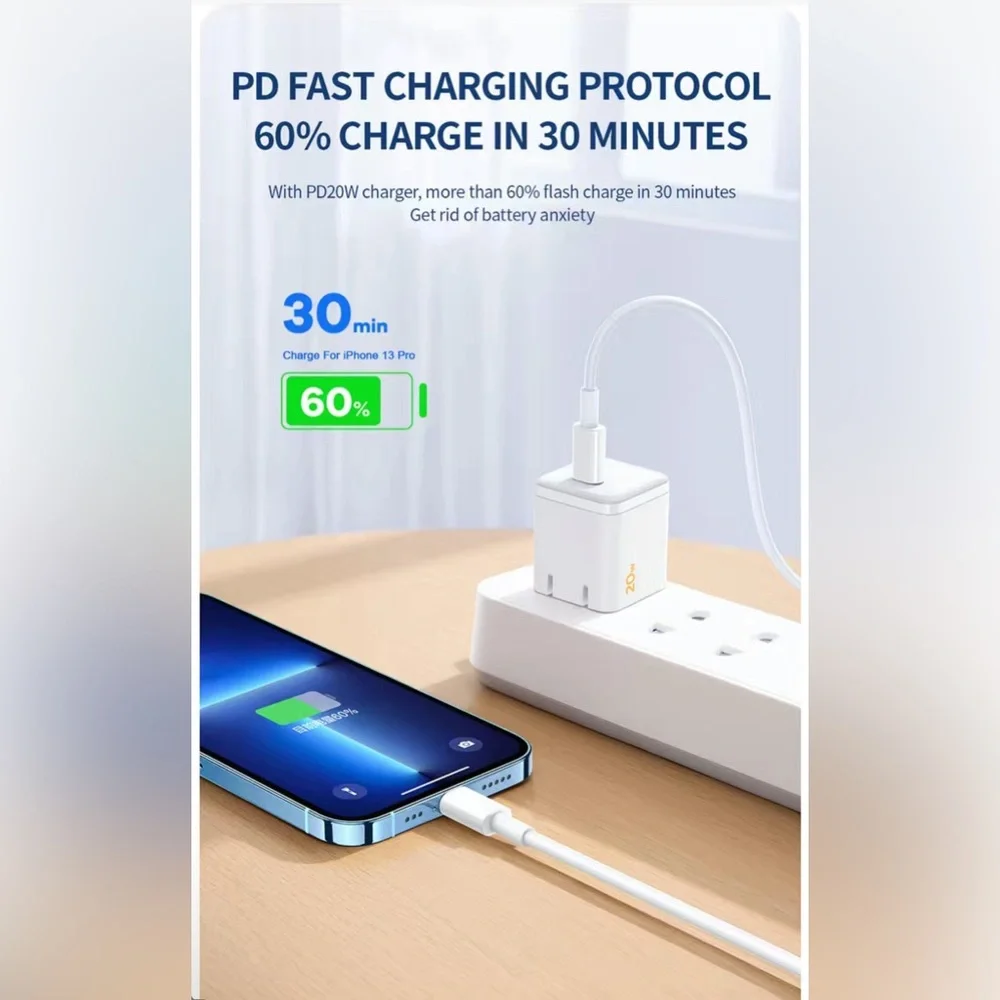 PD/USB Fast Charging Cable IPhone 15 14 13 12 11 Pro Max USB XR X XS 8 7 Wire